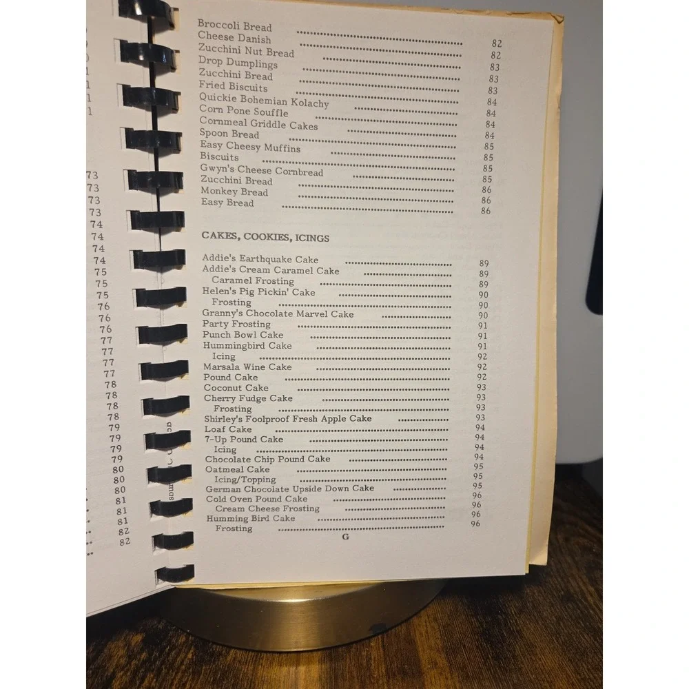 FIRST UNITED CHURCH OF CHRIST COOKBOOK Salisbury North Carolina 1994‎